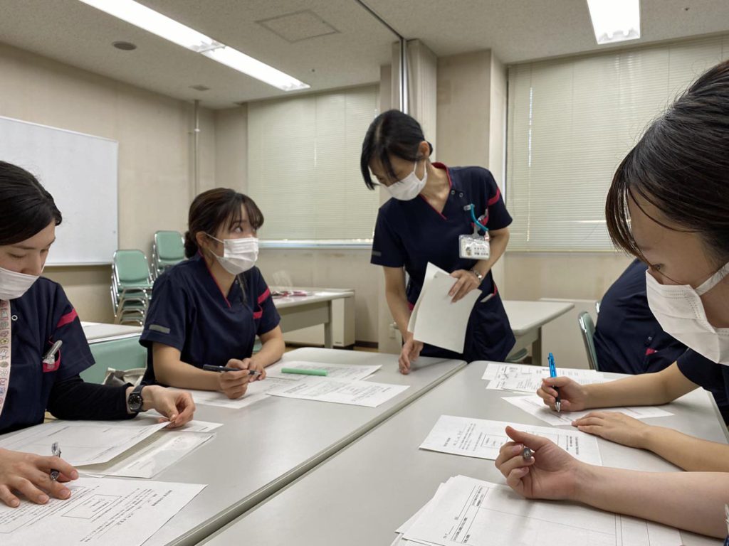 退院支援研修の様子