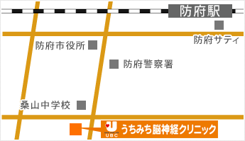 うちみち脳神経外科への経路