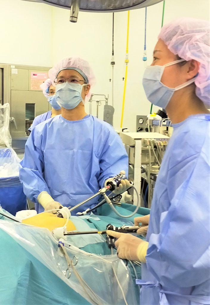 内視鏡手術実施風景